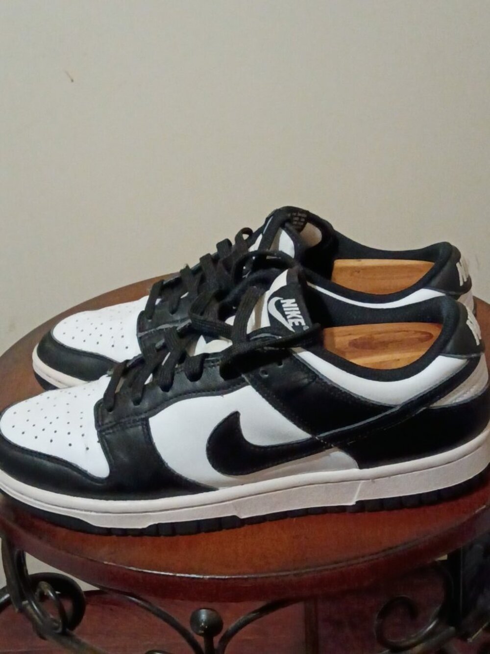 Nike Dunk Low Panda Womens Black White Sneakers DD1503-101 Size 9.5 - Picture 9 of 14